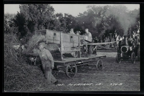 Pleasant ia threshing - mt.,